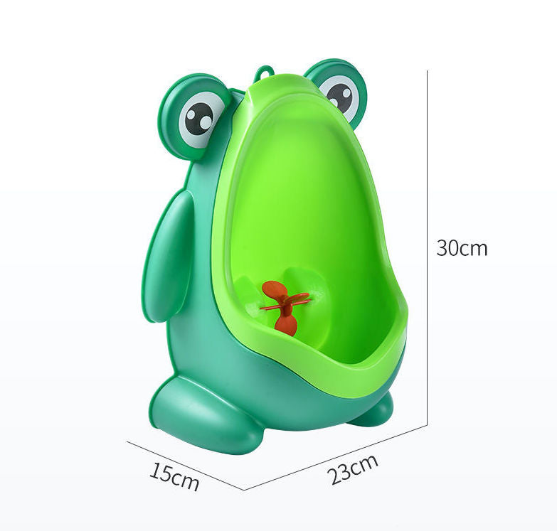 Kid Toddler Potty Toilet Training Urinal Boys Pee Trainer Cute Frog Shaped