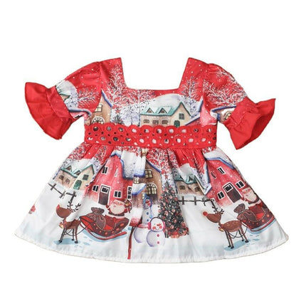 Sale Xmas Christmas Big Bow Pretty Dress Red