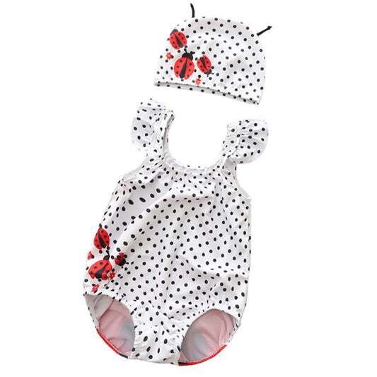 Baby Toddler girl Ladybird swimwear