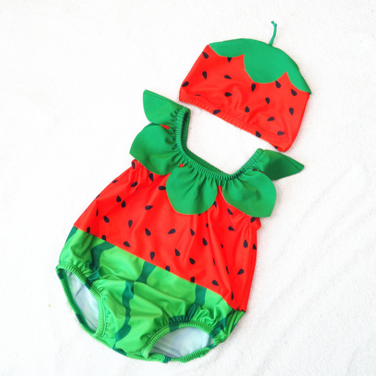 Baby Toddler girl boy Watermelon swimwear